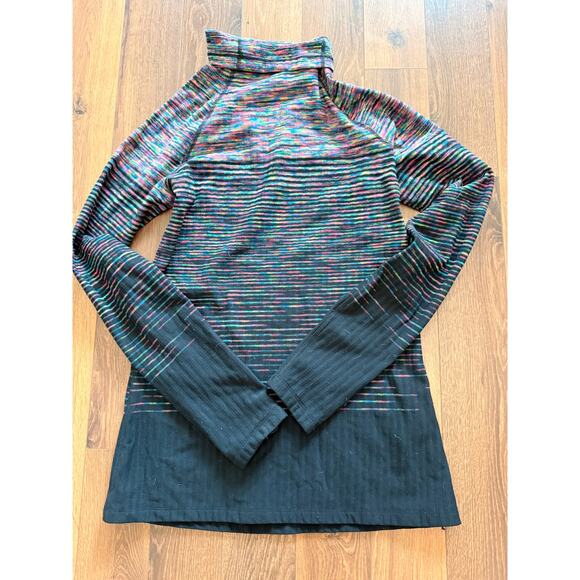 Nike Pro Hyperwarm Multi Colored Black Turtleneck size XL - Picture 2 of 6